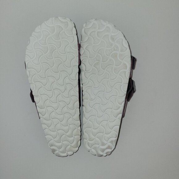 Birkenstock Yao Adjustable Slide Sandal Lavender Sparkle Size EU 40 Narrow - Picture 9 of 10